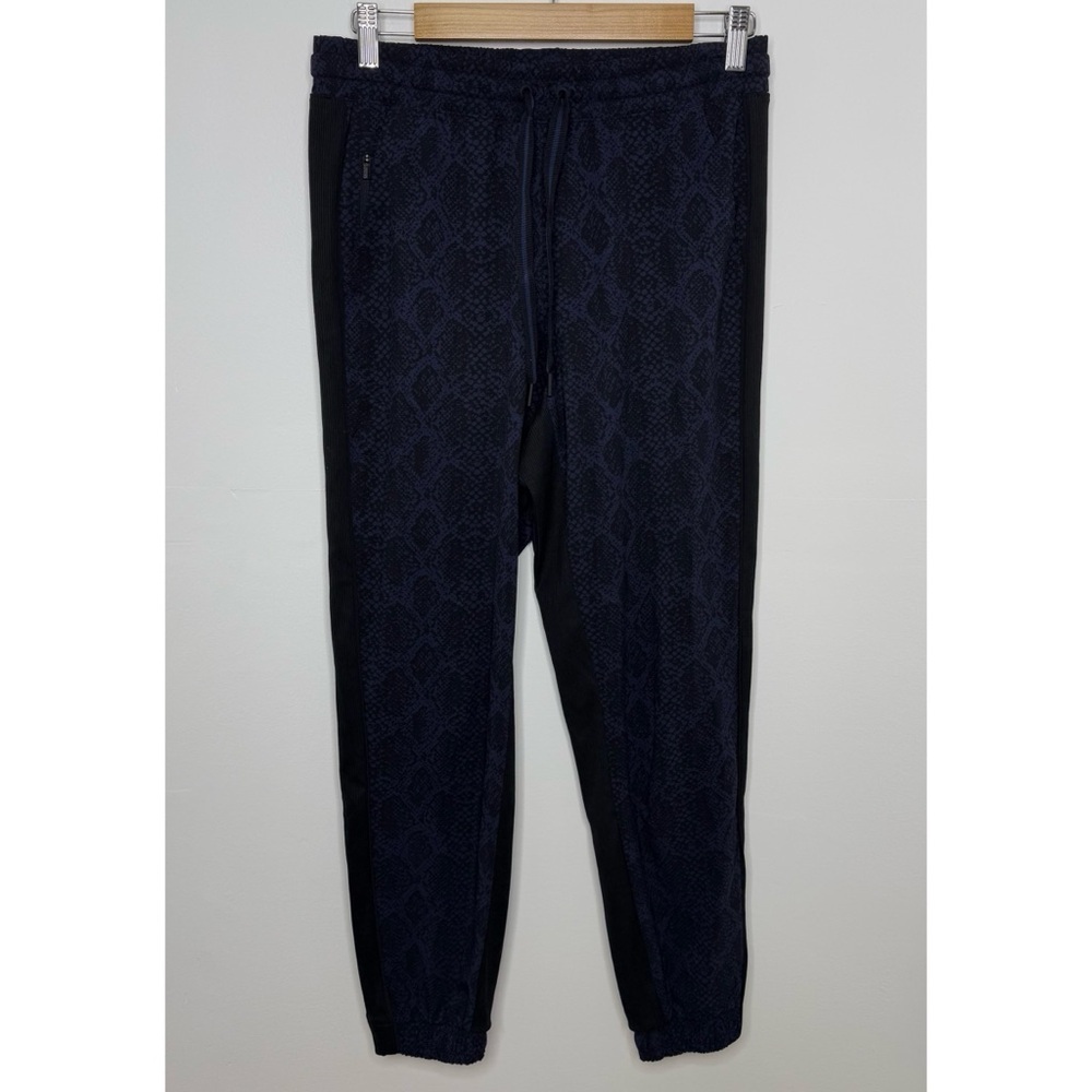 ATHLETA Blue Python Printed Brooklyn Joggers